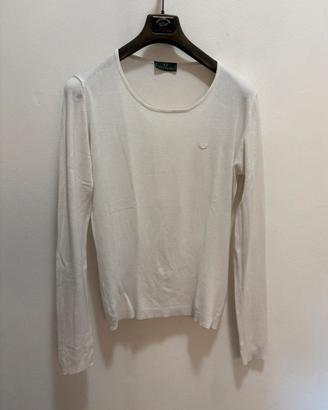 Fred perry maglia bianca S donna