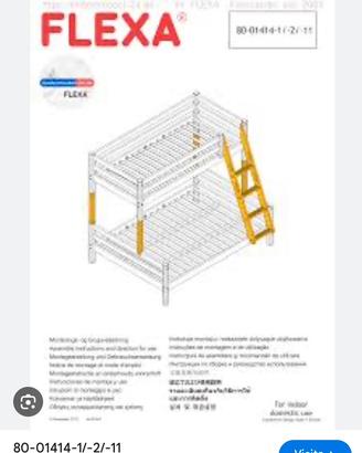 Flexa kit per letto sopraelevato.