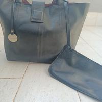 Borsa Pulicati di vera pelle 