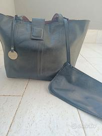 Borsa Pulicati di vera pelle 