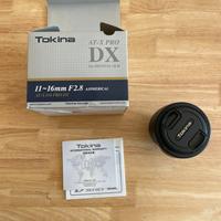 Obiettivo Tokina grandangolo 11-16 mm