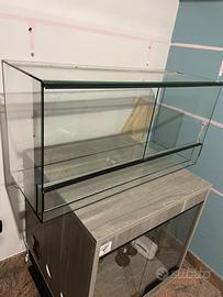Teca in vetro 80x30x40 possibili scambi con migali