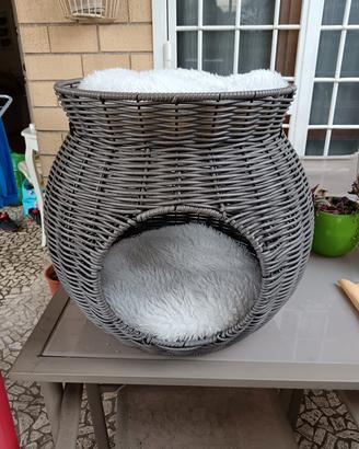 Cuccia in vimini