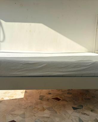 Letto in ferro battuto 1 piazza e 1/2 + materasso