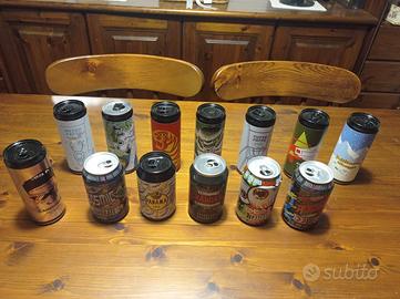 Lotto lattine birra italiane da collezione