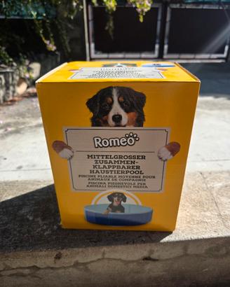 Piscina pieghevole Romeo per cani 80x20 cm