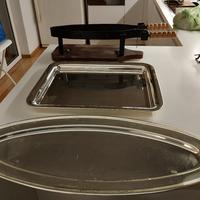 porta prosciutto vintage vassoi silver plated