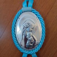 Decorazione da parete Madonna con bambino in argen