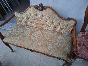 Divano e sedie stile Liberty primi '900