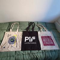 3 borsa in cotone 