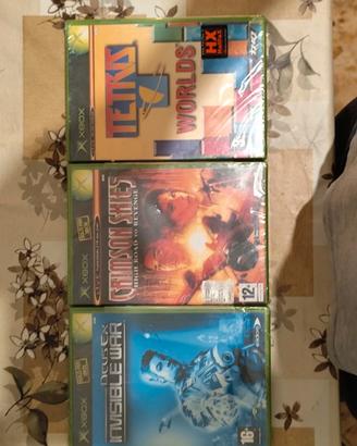 lotto 3 giochi Xbox classic nuovi sigillati 