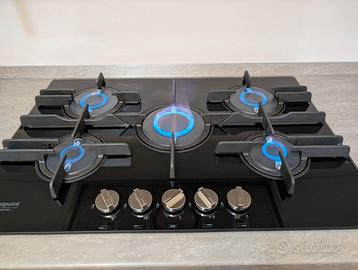 Piano cottura Hotpoint 5 fuochi metano