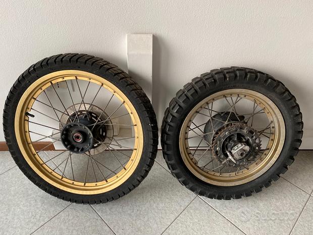 Coppia Cerchi/Ruote Honda xl 600 lm oro
