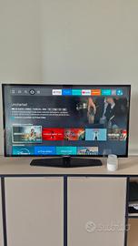 Smart TV 43" Philips 4K + Fire Stick Amazon 