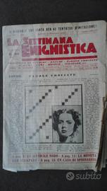 Settimana enigmistica anno 1938