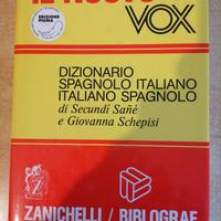 Dizionario Spagnolo Italiano Zanichelli VOX