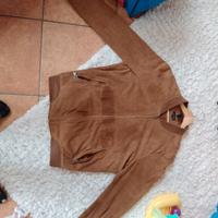 Bomber vero camoscio
