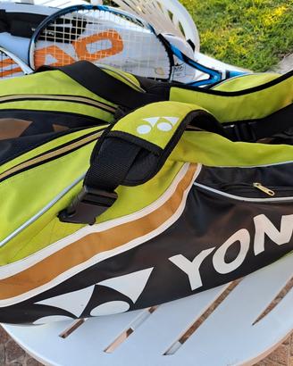set tennis - 2 racchette + 2 borse