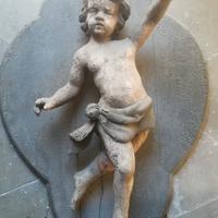 coppia di antiche sculture 