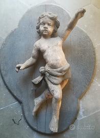 coppia di antiche sculture 