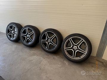 Cerchi e gomme 18" AMG per Mercedes classe A/B/C