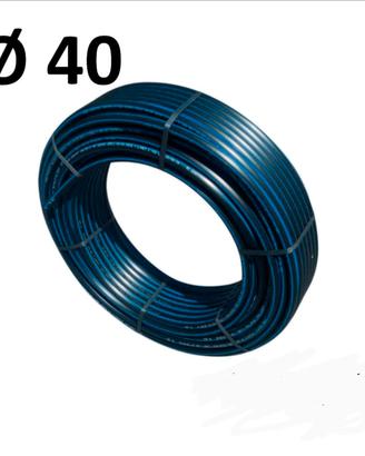 tubo polietilene Ø 40 mm e 32 mm alta densità