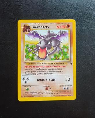 Carta Pokémon Aerodactyl rara 16/62 ita