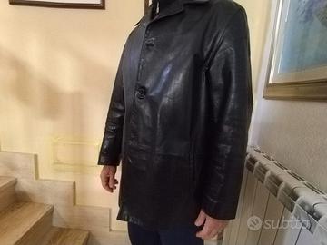 giacca in pelle da uomo tg L/ 50