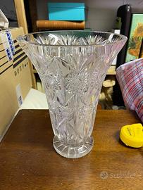 Vaso di cristallo di Bohemia
