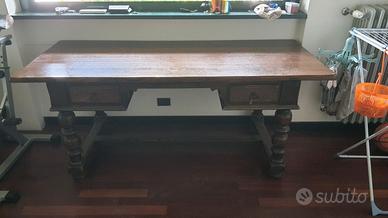tavolo antico in legno massello