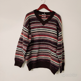 Maglione vintage a V made in Italy