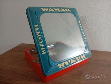 Coperchio latta biscotti Wamar 1930-40