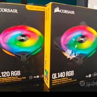 Ventole pc gaming corsair QL come nuove