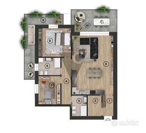 PROZZOLO - NUOVO BICAMERE CON DUE TERRAZZI