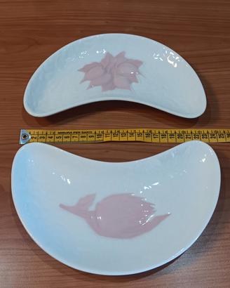Coppia piattini antipasto ceramiche Galvani