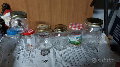 Vasetti in vetro per conserve varie misure
