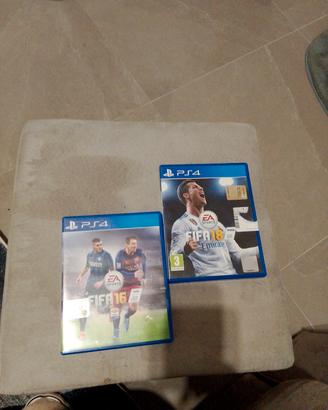lotto 2 videogiochi PS4 Fifa 16/18