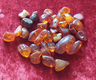 Ambra naturale del Baltico , 10 pezzi 