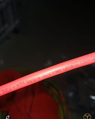 Cavo incendio 700 metri