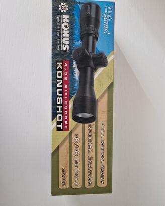 Ottica Konus Konushot 4x32 - Cannocchiale carabina