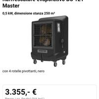 Raffreddatore Evaporativo per locali aziende