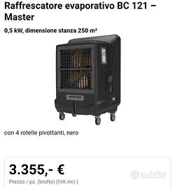 Raffreddatore Evaporativo per locali aziende