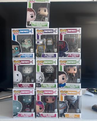 Lotto 10 funko pop fortnite