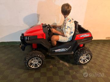 Minicar elettrica biposto 8-10 anni