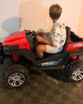 Minicar elettrica biposto 8-10 anni