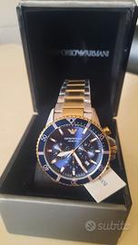 Crono Armani Nuovo con pellicole antigraffio