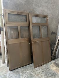 2 Porte in alluminio