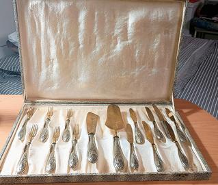 Servizio Posate d'epoca solingen - Argento 800 