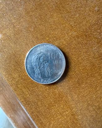 moneta 100 lire 1979 FAO