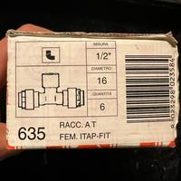 Set 5 Raccordi a T Itap-Fit - Femmina 1/2"